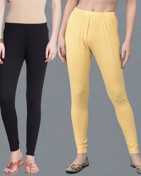 Buy BLACK DK BUTTER Leggings for Women by DOLLAR MISSY Online Ajio