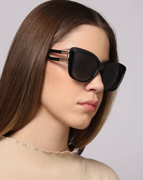 Outryt by AZORTE Women UV-Protected Cat-Eye Sunglasses-TSS24OTEW003