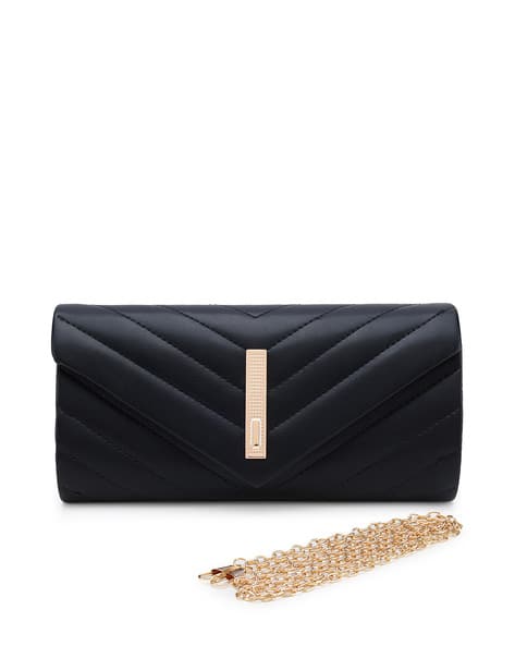 Buy Black Clutches Wristlets for Women by SAZARA Online