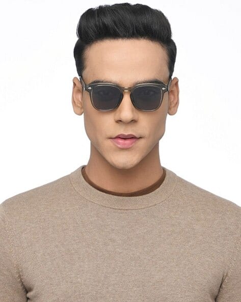 Buy Grey Transparent Sunglasses for Men by Vincent Chase Online