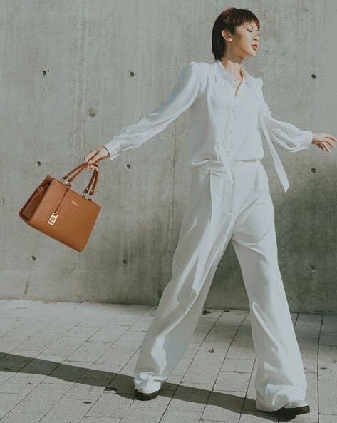 Buy EXOTIC Women Croc-Embossed Handbag w Online | Ajio.com