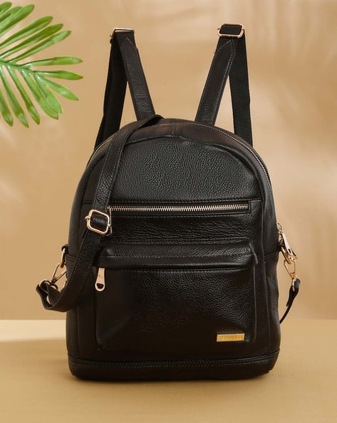 TEAKWOOD LEATHERS Women Backpack with Adjustable Straps