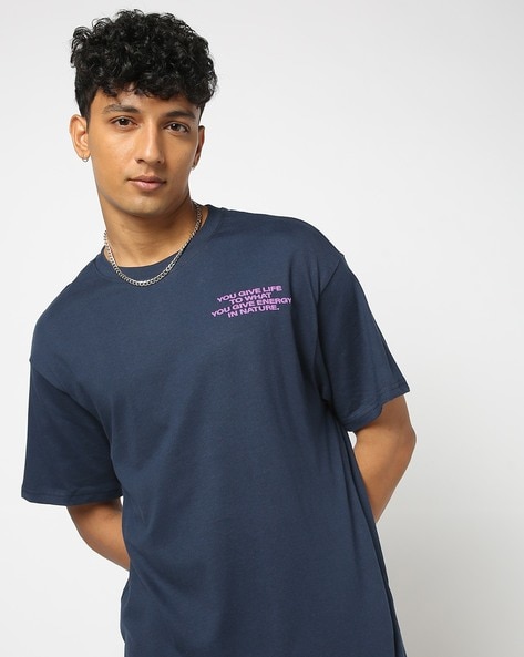 Men Relaxed Fit Crew-Neck T-Shirt