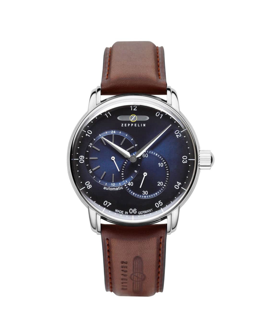 プロンソン Buy Zeppelin Men New Captain's Line Watch - 86623 | Brown Color
