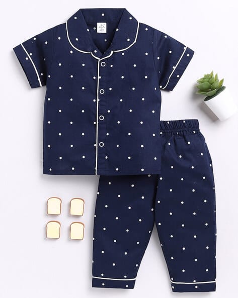 Buy Navy blue Nightsuit Sets for Boys by Online