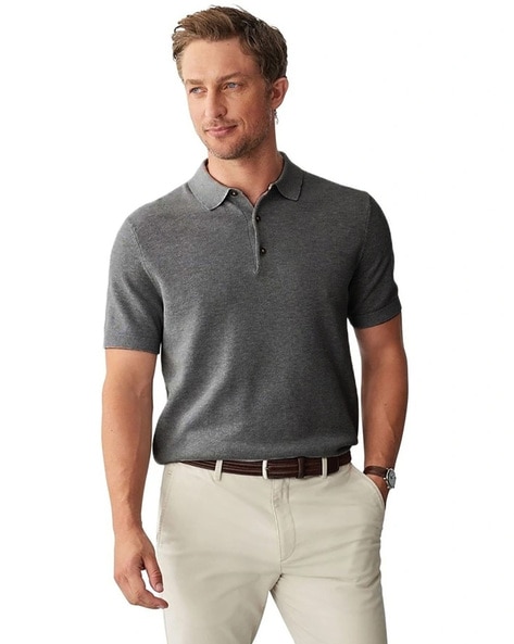 Men Regular Fit Polo T-Shirt