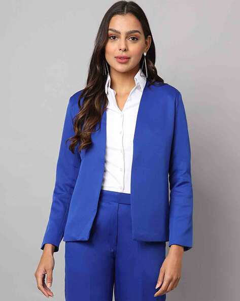 Buy Blue Blazers Waistcoats for Women by BRINNS Online