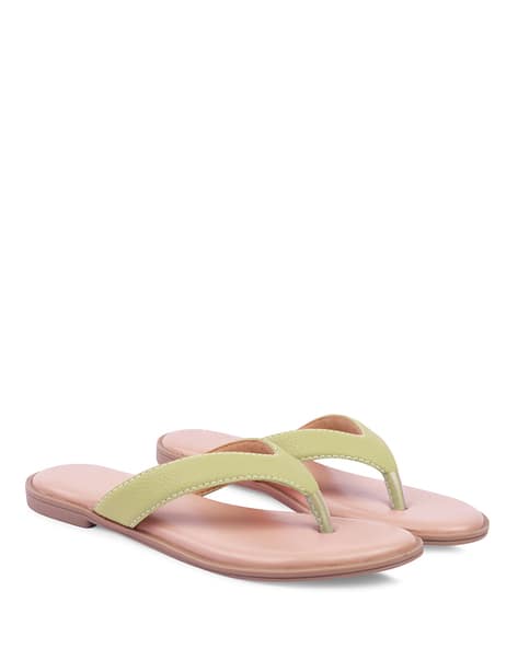 Buy Green Flat Sandals for Women by FROH FEET Online