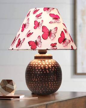 Round Table Lamp with Shade-image-17