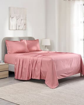 mytrident 300 TC King-Size Bedsheet with Pillow Covers-picture-45