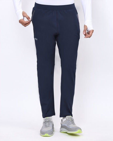 Buy Navy blue Track Pants for Men by DIDA Online Ajio