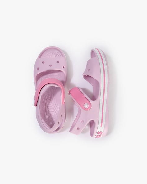 Buy Pink Sandals for Girls by CROCS Online Ajio