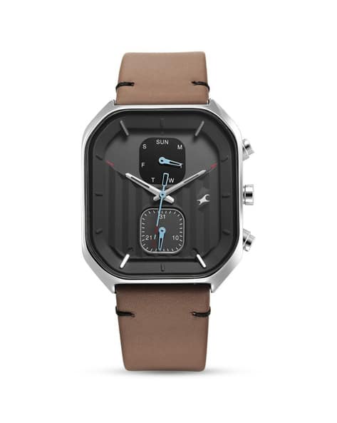 Brown Fastrack Leather Analog Men's Watch Fastrack Men's