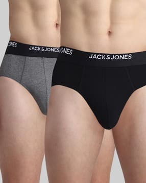 jack & jones Pack of 2 Men Briefs with Logo Waistband-picture-15