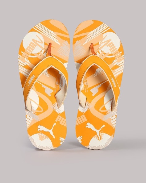 Buy Orange Flip Flop Slippers for Women by Puma Online Ajio