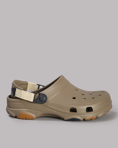 Mens khaki crocs online