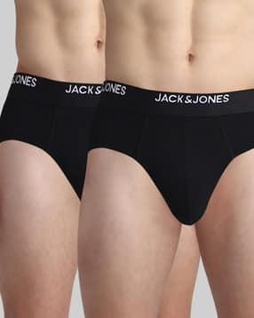 jack & jones Pack of 2 Men Briefs with Logo Waistband-picture-16