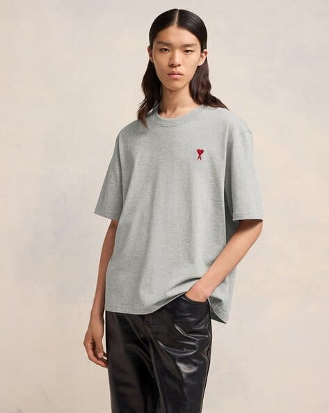 Buy Ami Paris De Coeur Organic Cotton Oversized Fit T-Shirt