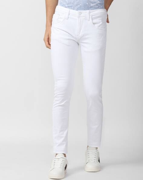 XEE Men Slim Jeans with 5-Pocket Styling