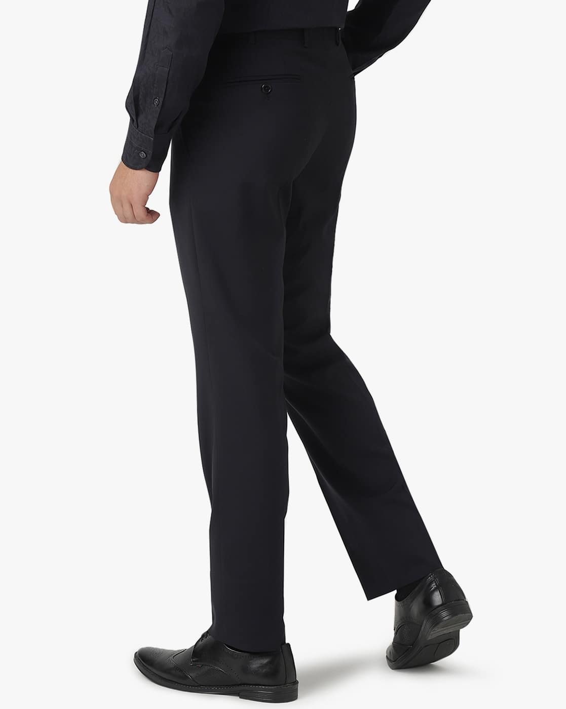 Buy EMPORIO ARMANI Single-Breasted Suit Set | Black Color Men