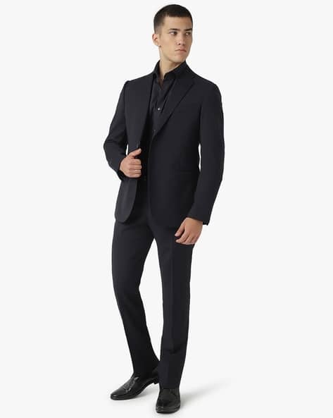 スーツ Emporio Armani basic trousers Buy EMPORIO ARMANI Single-Breasted Suit Set | Black Color Men