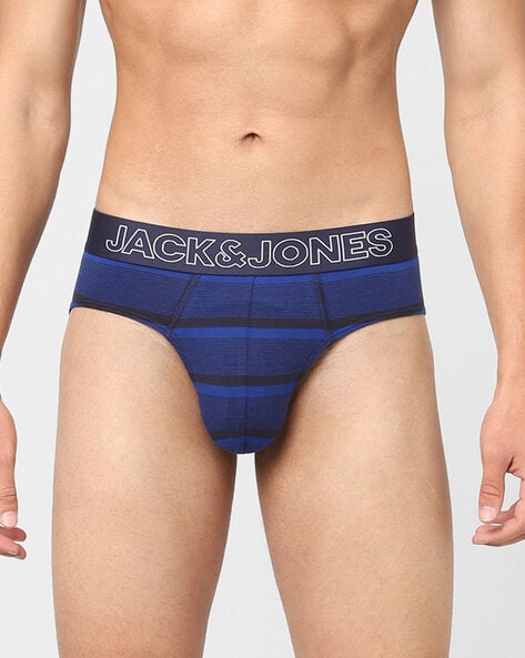 Jack & Jones Striped Cotton Briefs