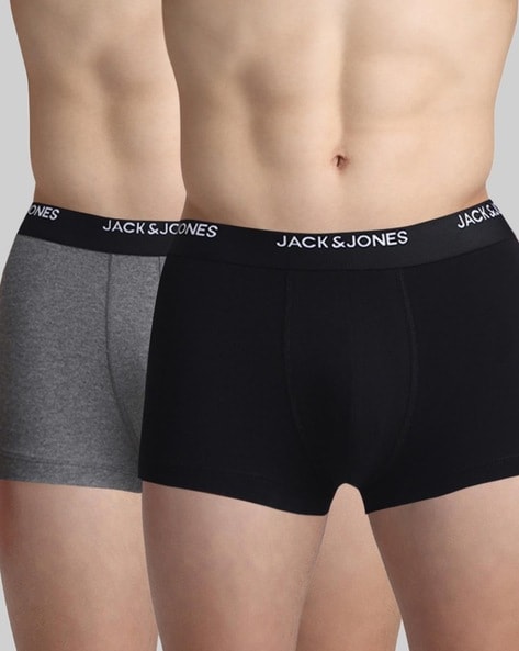 Pack of 2 Men Trunks with Elasticated Waist