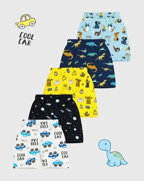 kuchipoo Pack of 5 Boy Printed Shorts-picture-2