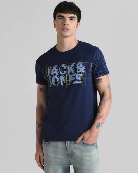 Jack & Jones Typographic Print Slim Fit T-shirt