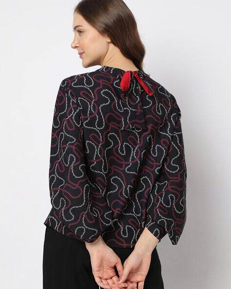 Price History of Vero Moda Chain Print Top from Ajio 2191_3174914