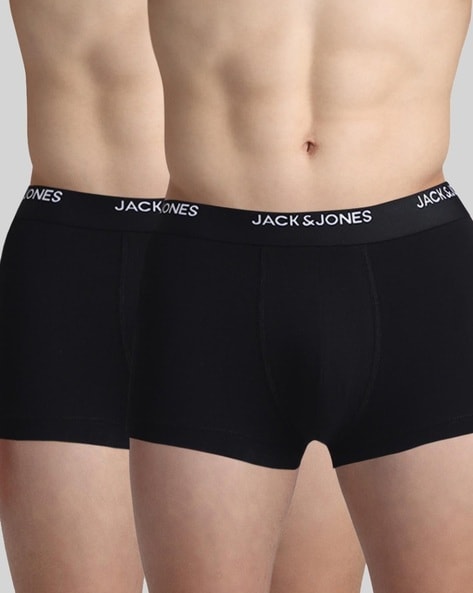 Pack of 2 Men Trunks with Elasticated Waist