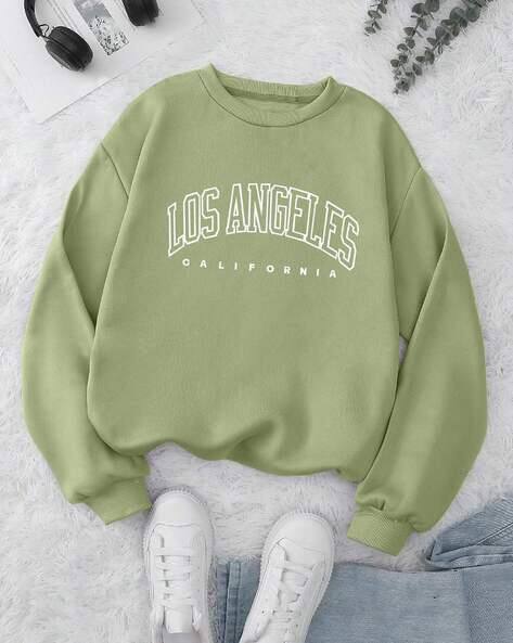 Fery London Women Typographic Print Regular Fit Round-Neck Sweatshirt