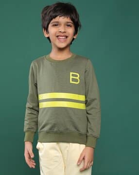 tales & stories Boys Striped Regular Fit Sweatshirt-picture-23