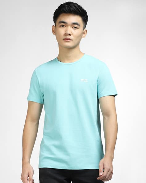 Jack & Jones Brand Print Crew-Neck T-Shirt