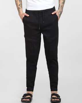 Mid-Rise Joggers with Drawstring Waist-image-46