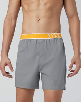 xyxx Men Boxers with Elasticated Waist-picture-19