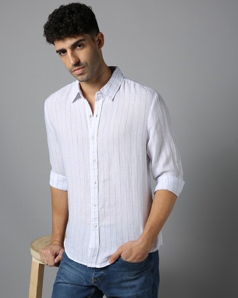 Levis Men Striped Slim Fit Shirt