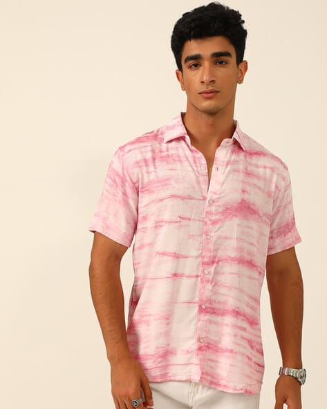 Buy Pink Shirts for Men by JAVINISHKA Online