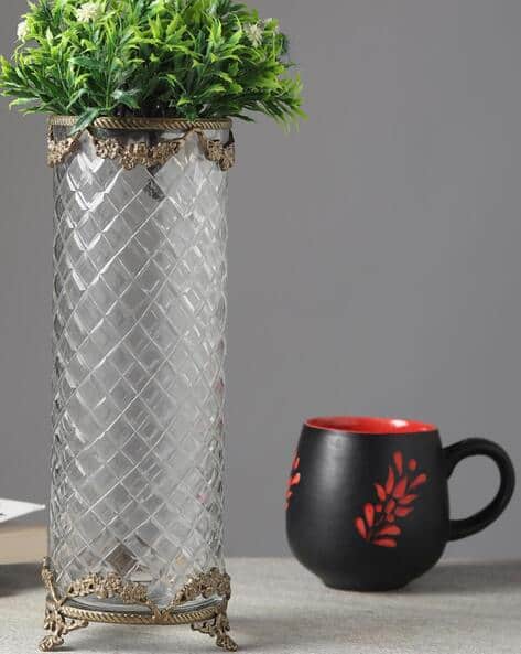 Buy Gold-Toned Vases for Home Kitchen by DECOR DE MAISON Online