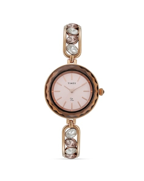 Women Analogue Watch with Metal Strap-TWEL17600