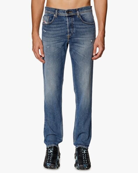 Mens Jeans Diesel Darron Stretch Jeans Ajio Tapered Jeans Diesel D
