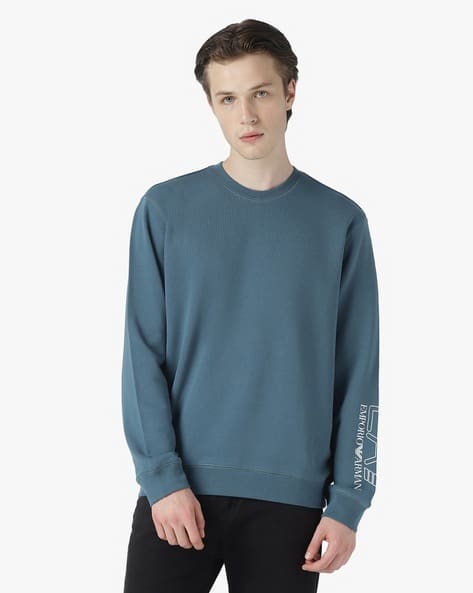 Buy Blue Sweatshirt Hoodies for Men by EA7 Emporio Armani Online