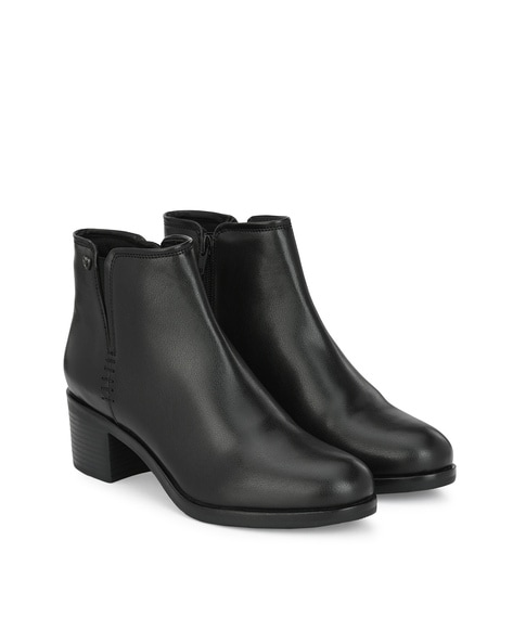 Delize Ankle-Length Heeled Boots