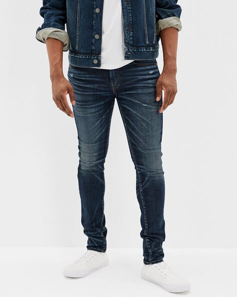Buy Navy Blue Jeans for Men by AMERICAN EAGLE Online