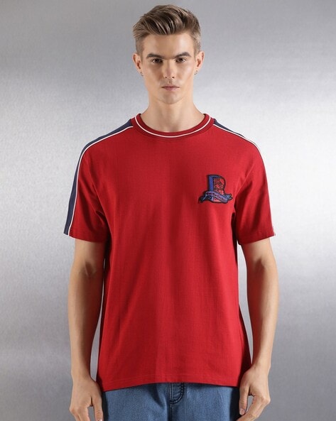 Breakbounce Men Applique Relaxed Fit T-Shirt