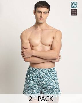 the bear house Men Pack of 2 Printed Boxers with Elasticated Waist-picture-53