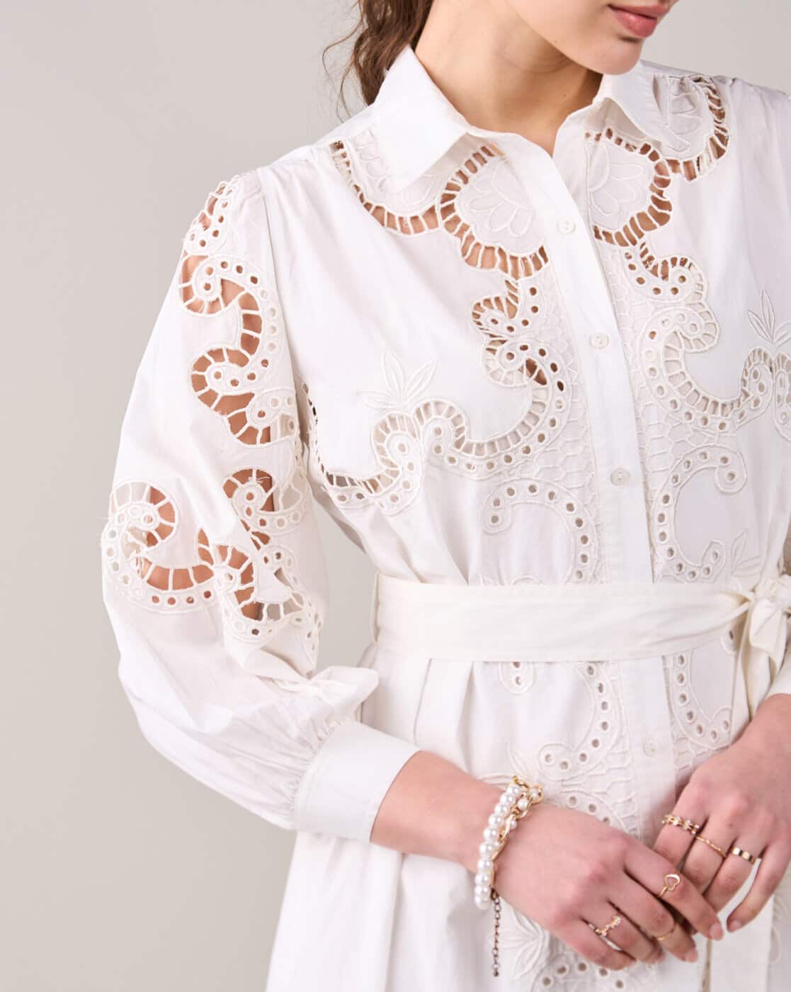 Buy STYLE ISLAND Women Embroidered Shirt Dress | White Color Women | AJIO  LUXE