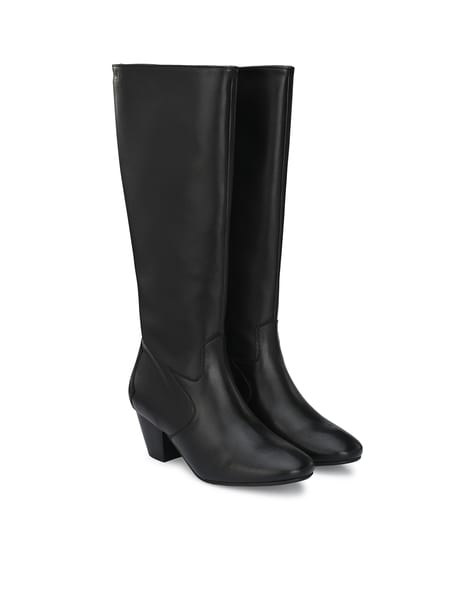 Delize Knee-Length Boots with Zip Closure