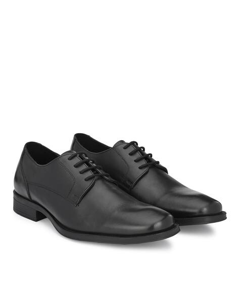 DELIZE Pointed-Toe Lace-Up Derbys