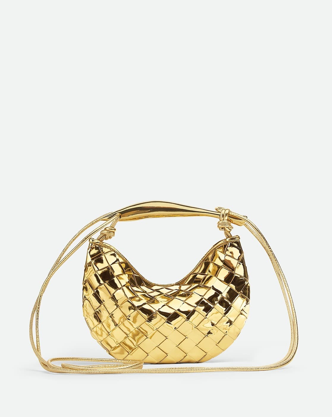 BOTTEGA VENETA ハンドバック　ゴールド　レア Buy BOTTEGA VENETA Mini Sardine Crossbody Bag | Gold Color Women